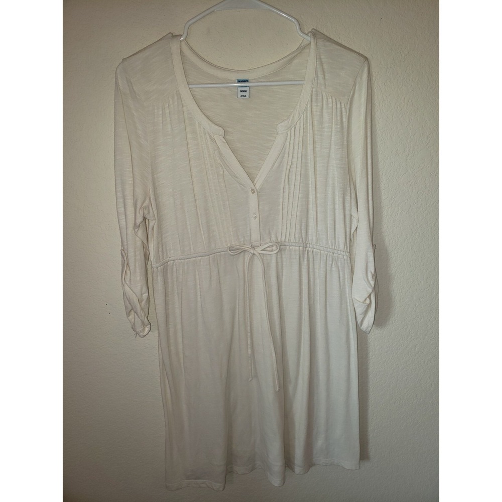 Maternity Dress - Off White Kid Core Maternity Core Baby Core Pregnancy Core - Picture 8 of 9